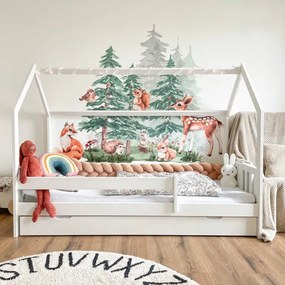 INSPIO Falmatricák gyerekeknek - Állatokkal teli erdő
