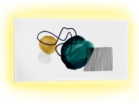 Klarstein Mojave 1000 smart, infravörös hősugárzó 2 az 1-ben, konvektor, 120 x 60 cm, 1000 W, RGB világítás