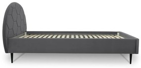 Szürke gyerekágy 120x200 cm Mercury – Scandic