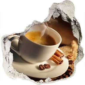 3d-s lyukat fali matrica Kávé csészében nd-p-45991785