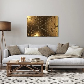 Kép - arany hatszög (90x60 cm)
