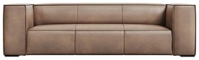Világosbarna bőr kanapé 227 cm Madame – Windsor & Co Sofas