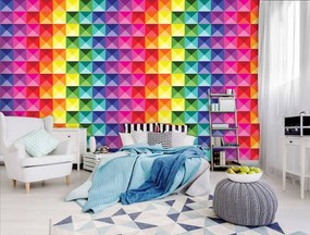 Fotótapéta - Színes kockák (152,5x104 cm)
