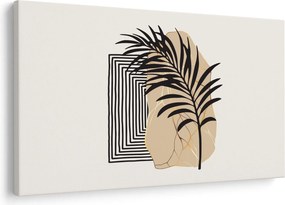 Kép - Absztrakció trópusi levelekkel N⁰3 (90x60 cm)