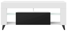 Tv szekrény/asztal Huricane  (fehér + fekete). Akció -16%. 1098725