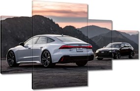Képek 130x80 Fehér és fekete Audi RS7