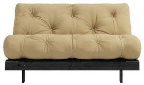 Roots barnásbézs kinyitható kanapé 140 cm - Karup Design