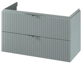 Cersanit S1015-012 -Fali mosdó alatti fürdőszobai szekrény TIRSO 100x45 cm mentaszínű