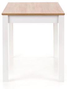 Étkezőasztal Kymberly (szonoma tölgy + fehér) (4 fő részére, székek nélkül). 770745