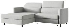 Sarokkanapé Buchu (B) (bézs szürke + fekete). 1099802