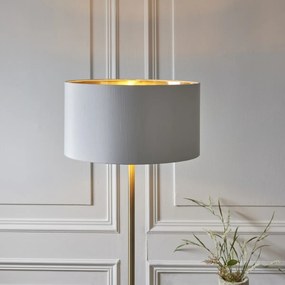 Endon modern állólámpa highclere antik sárgaréz fehér end112571