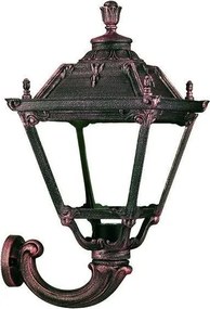 NOVOLUX 146B-G05X1A-02 INDURA MEDIUM Klasszikus Kültéri Fali Lámpa Fekete, Átlátszó E27 IP55