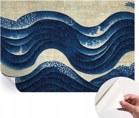 Öntapadós tapéta Fali furnér 3D hatás Óceán formák 152x104 cm