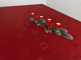 Abrosz Foltálló Karácsonyi Bordó 120x120