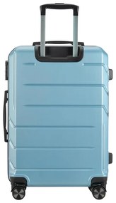 BONTOUR “SPINNER” közepes Duplakerekes Gurulós bőrönd, jégkék