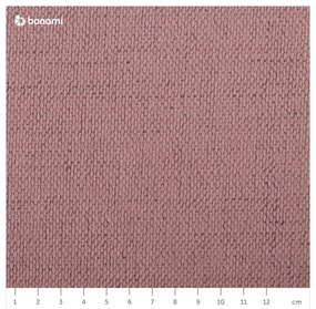 Rózsaszín kárpitozott ágyneműtartós franciaágy ágyráccsal 180x200 cm Lupine – Micadoni