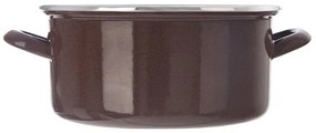 Orion Smaltált serpenyő szegéllyel Brown, 4 l, 4 l