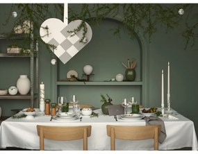 Cone fehér kerámia függő dekoráció, magasság 14,5 cm - Kähler Design