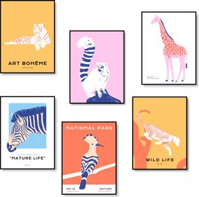 Természet Poszterek A3 Szett 6 db-os Poszter Konyha Kép *Sok minta A3