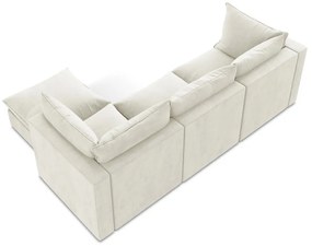 Bézs sarokkanapé (jobb oldali-heverő résszel) Manao – Makamii