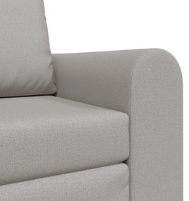 Padlós Sofa Ágy 2 az 1-ben Felhőszürke 98x71x83 cm Textil