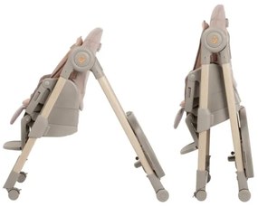 Maxi-Cosi - Gyermek étkezőszék MINLA PLUS bézs/rózsaszín