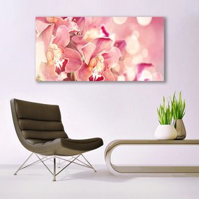 Üvegfotó virágok növények 120x60cm