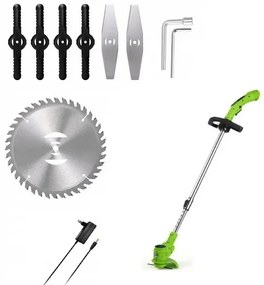 Akkus fűkasza - KIMIYO CH23-361 + 2x akkumulátor 24 V + tartozékok - különféle színek