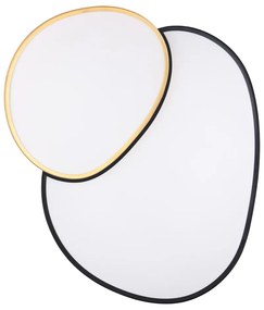 Fekete-aranyszínű LED mennyezeti lámpa 63.5x77 cm Rise – Trio