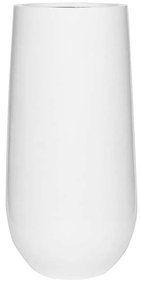 Pottery Pots Nax virágcserép, fényes fehér, többféle méretben - PotteryPots méret: H - h 101 cm, ⌀ 50 cm