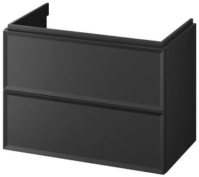 Cersanit S1017-003 - MILLE függesztett mosdószekrény 80x45 cm, fekete