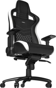 Noblechairs EPIC Gamer szék PU Bőr párnázott ülés fekete, fehér