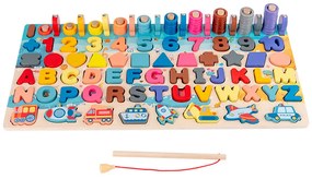 Logaritmikus formabeillesztő és oktató Montessori fajáték