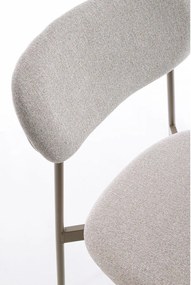 Világosbarna kárpitozott étkezőszék Inka – Yes Everyday