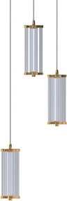 Zuma Line CALLY MD3147-3A-3GT Függőlámpa 1x24W/LED 2700K-6000K 2800lm IP20