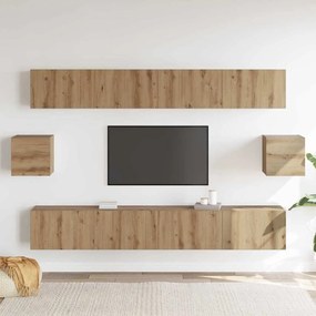 TV szekrény garnitúra 6 pcs Mesteri régi 100 x 30 x 30 cm
