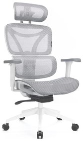 Ergonomikus irodai szék LEVANO szürke/fehér/fekete