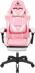 Kruger&amp;Matz Warrior GX-150 rózsaszín játékszék