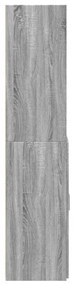 szürke sonoma szerelt fa magasszekrény 80 x 42,5 x 185 cm