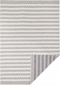 Szürke szőnyeg teraszra, lapos tölgy 160x230 cm