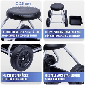 Fekete-szürke kerti ülőke Secura – Maximex