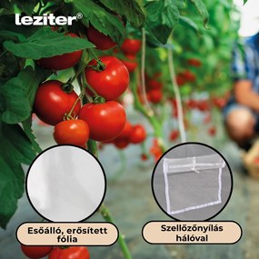 Fóliasátor 200x300x450 cm erősített vázzal+fólia