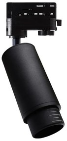 MICA 1xGU10/25W/230V fekete 3-fázisú sínrendszer spotlámpa