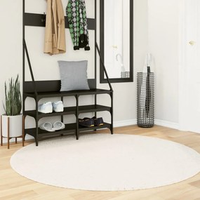 OVIEDO bézs rövid szálú szőnyeg Ø 160 cm