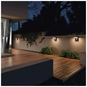 LED napelemes fali lámpa érzékelővel LED/4,4W/3,7V 2200 mAh IP44