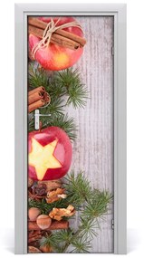 Ajtóposzter öntapadós Christmas alma 85x205 cm