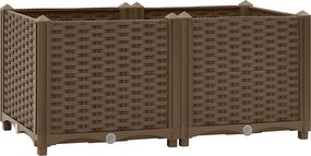 vidaXL polipropilén magaságyás 80 x 40 x 38 cm