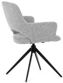 Elegáns Forgó Étkezőszék Szürke. 360°-ban forgatható.