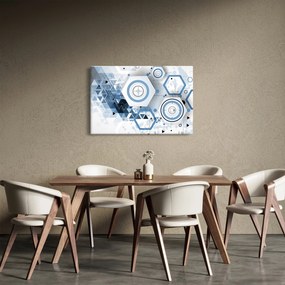Kép - Geometriai absztrakció (90x60 cm)