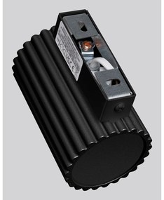 Fekete fali lámpa Gleam – Sollux